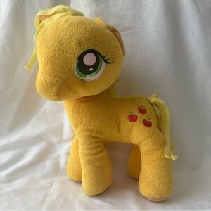 My Little Pony Applejack Hasbro 12" Yellow Plush Stuffed Animal MLP Toy Horse